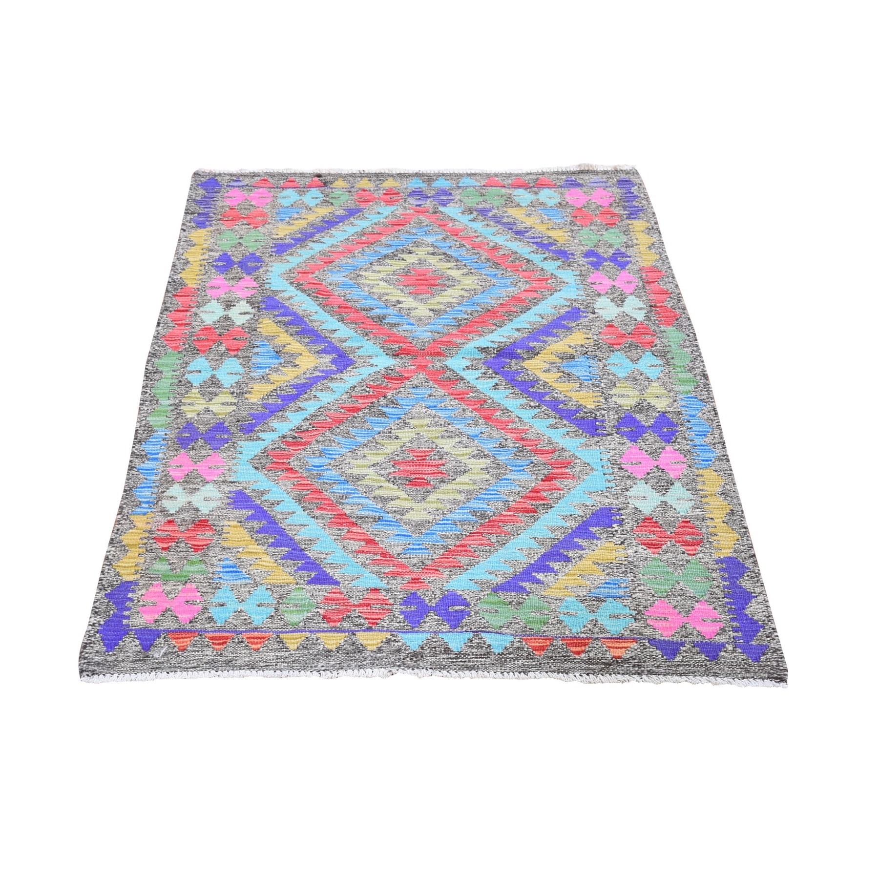 Traditional Wool Hand-Woven Area Rug 3'3